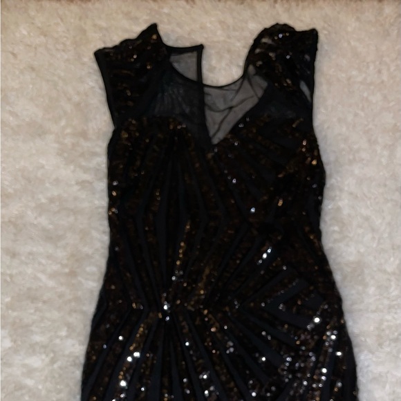🥳🎊HOSTPICK🛍Lil Black Sequence Party Dress Pre Loved Like New 💃🏾SPARKLING 🪩 - Picture 2 of 16